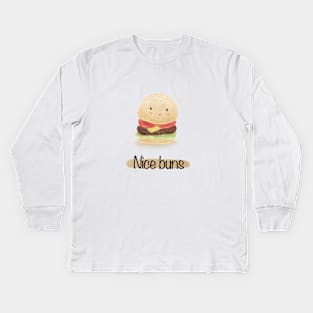 Hamburger Kids Long Sleeve T-Shirt